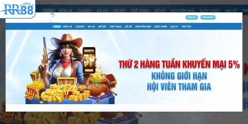 RR88 đứng đầu top 10 nhà cái uy tín nhất với ưu đãi khủng